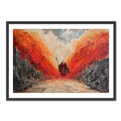 Moses Parting Red Sea