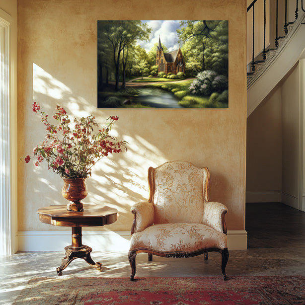 Nature Church Digital Print
