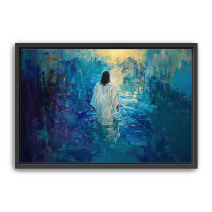 Painting of Jesus in Water
