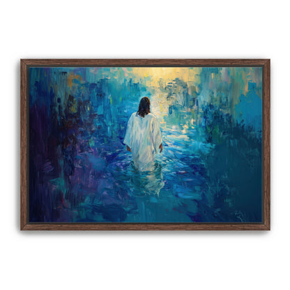 Painting of Jesus in Water