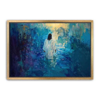 Painting of Jesus in Water
