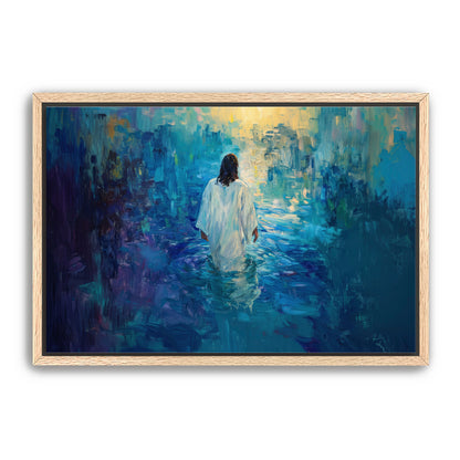 Painting of Jesus in Water