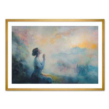 Praying Woman Art