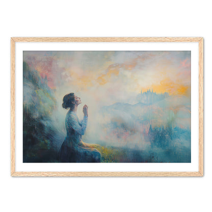 Praying Woman Art