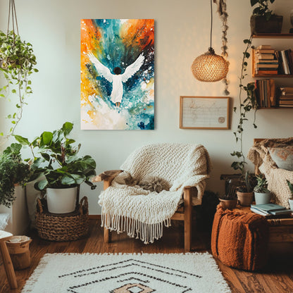 Pretty Wingspan Angel Painting