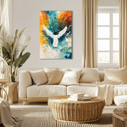 Pretty Wingspan Angel Painting