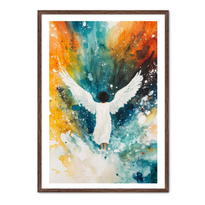 Pretty Wingspan Angel Painting