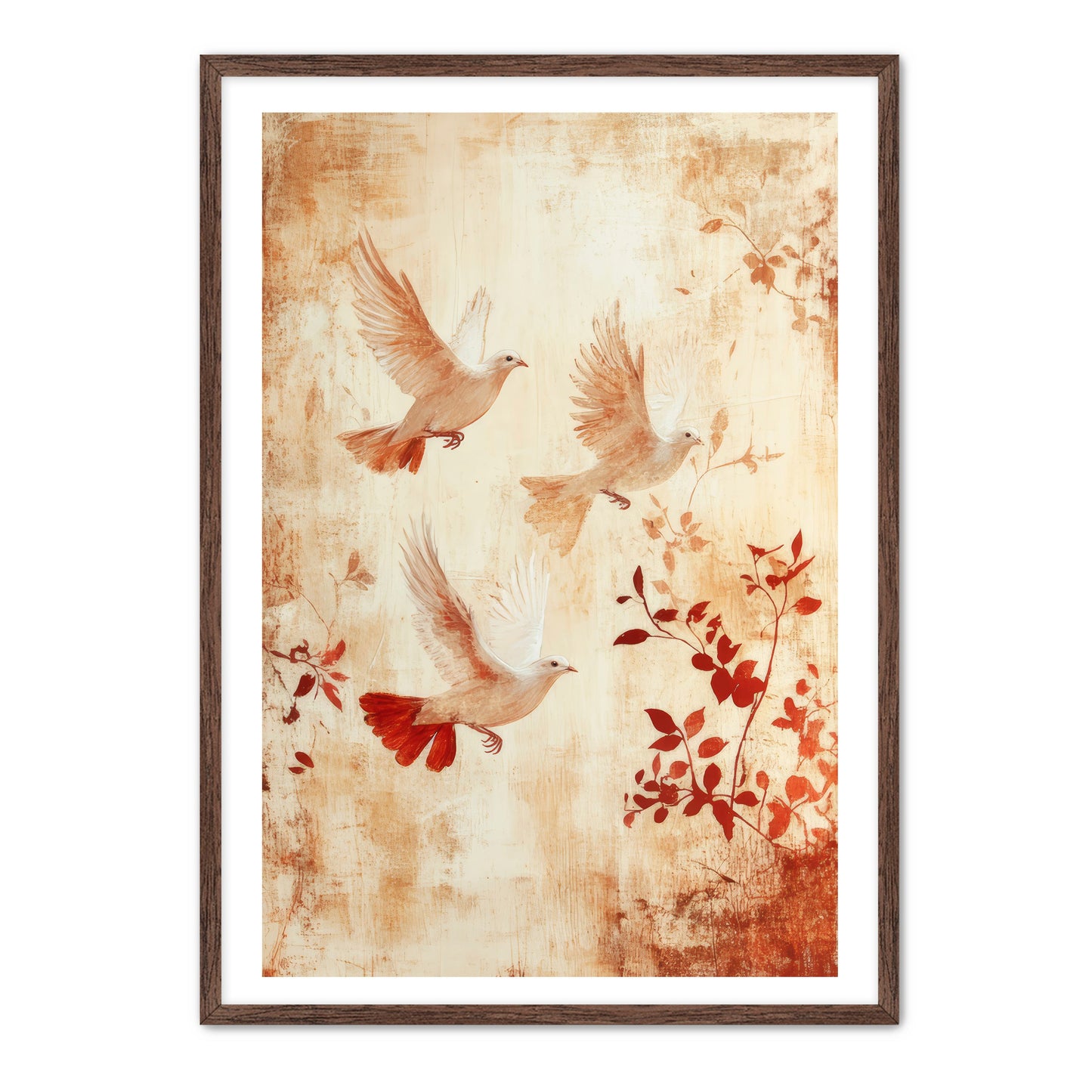 Print of Three Doves