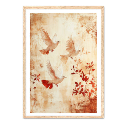 Print of Three Doves