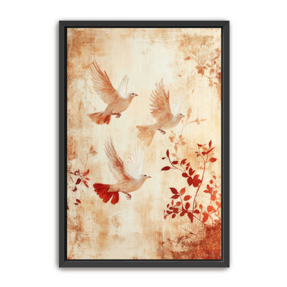 Print of Three Doves