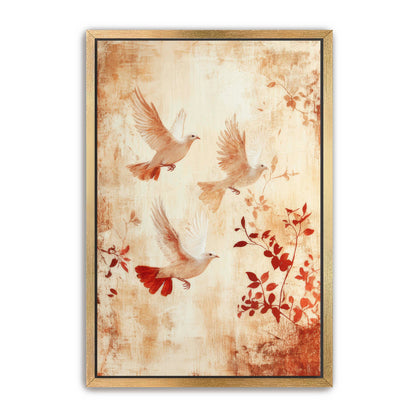 Print of Three Doves