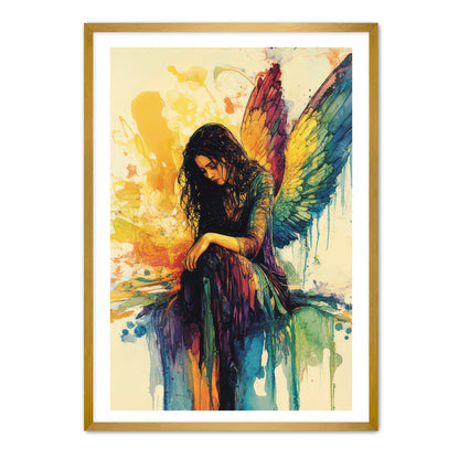Sad Angel Painting