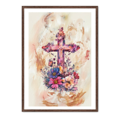Sandy Christian Cross Art
