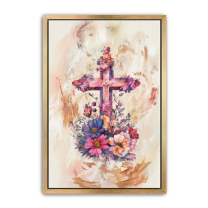 Sandy Christian Cross Art