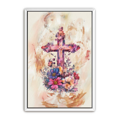 Sandy Christian Cross Art