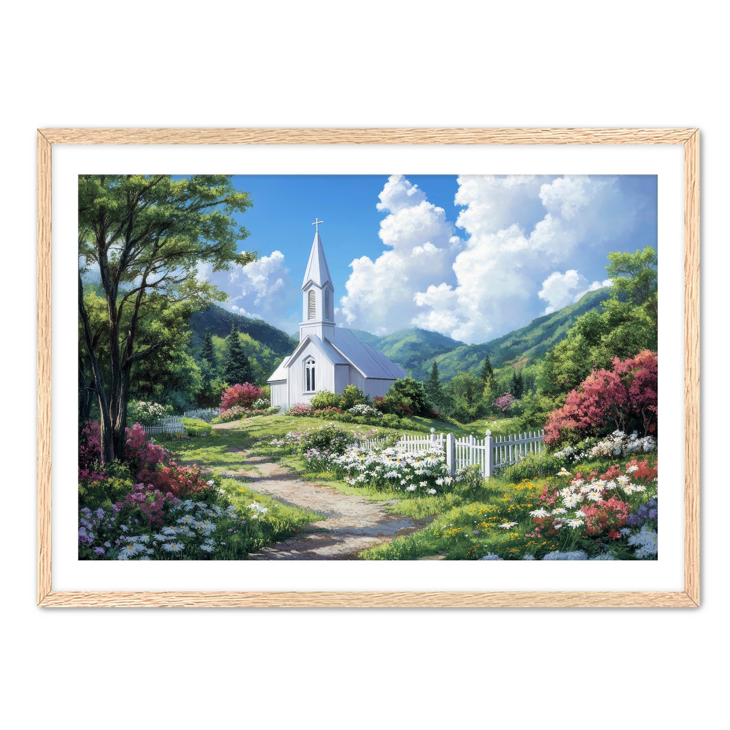 Scenic Church Painting
