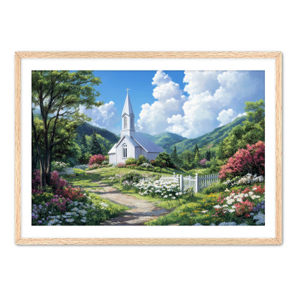 Scenic Church Painting