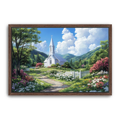 Scenic Church Painting
