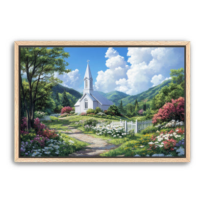 Scenic Church Painting