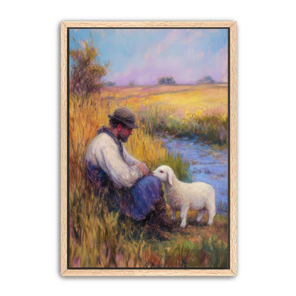 Shepherd and Lamb