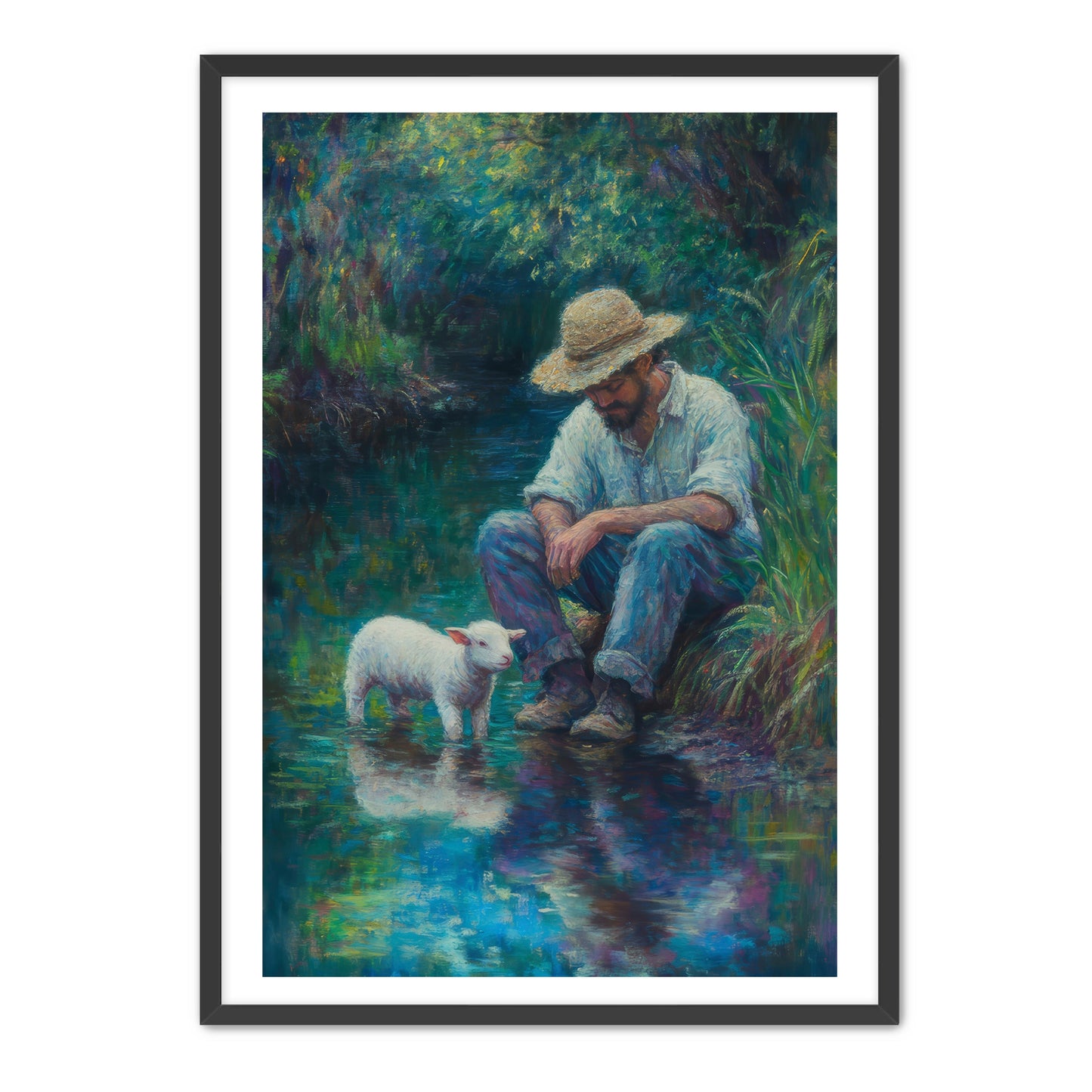 Shepherd and Lost Lamb