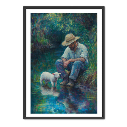 Shepherd and Lost Lamb