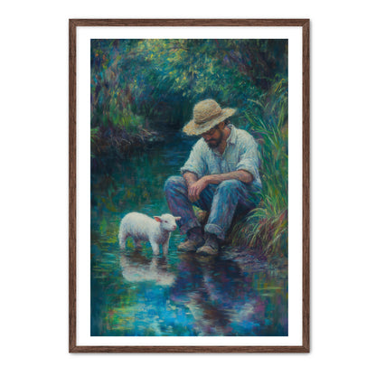 Shepherd and Lost Lamb