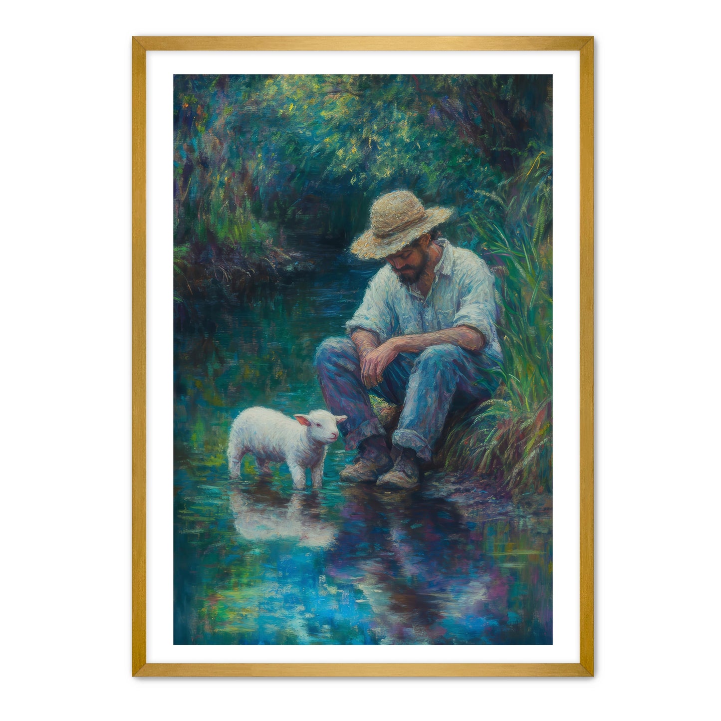 Shepherd and Lost Lamb