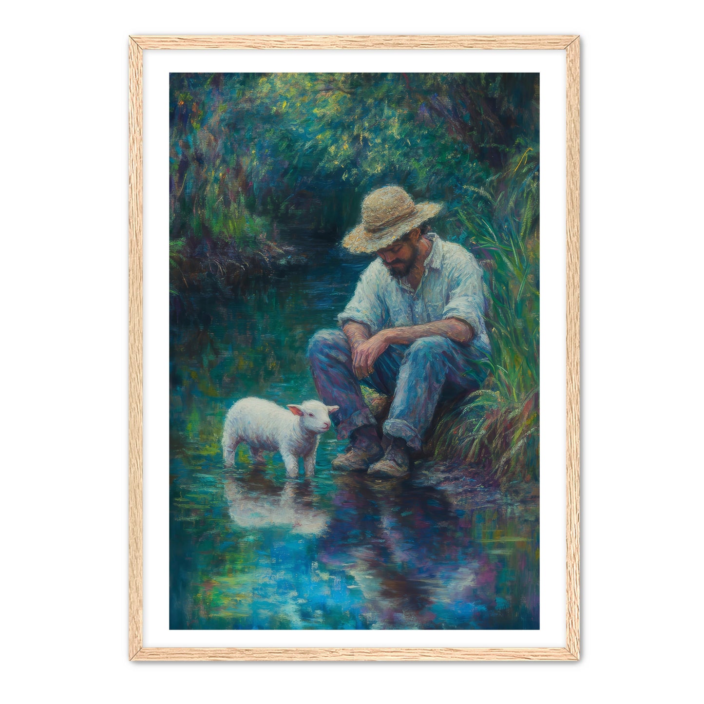 Shepherd and Lost Lamb