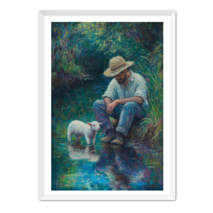 Shepherd and Lost Lamb