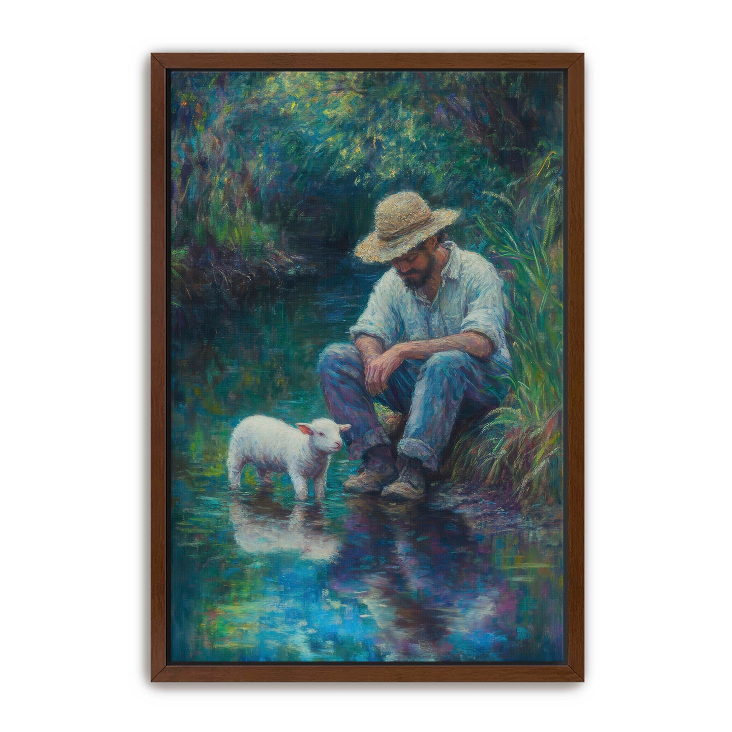 Shepherd and Lost Lamb