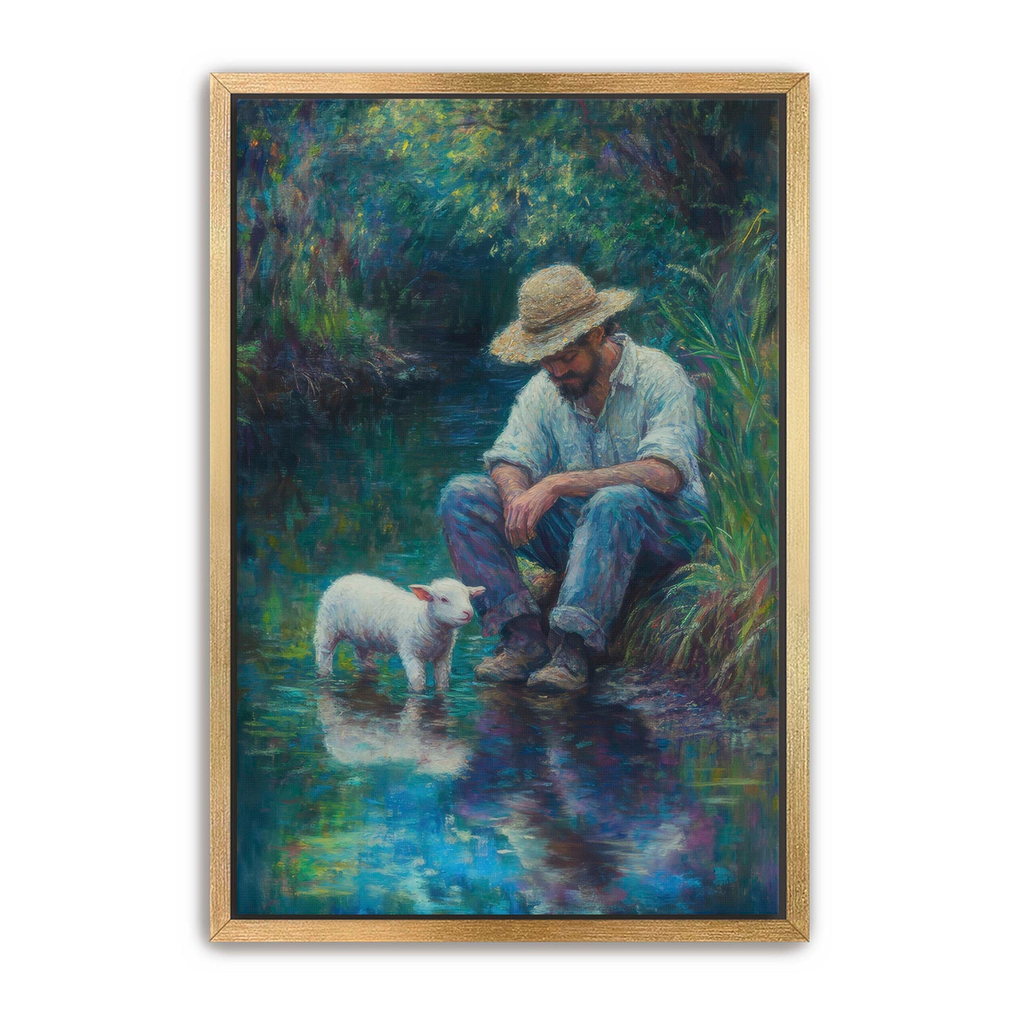 Shepherd and Lost Lamb