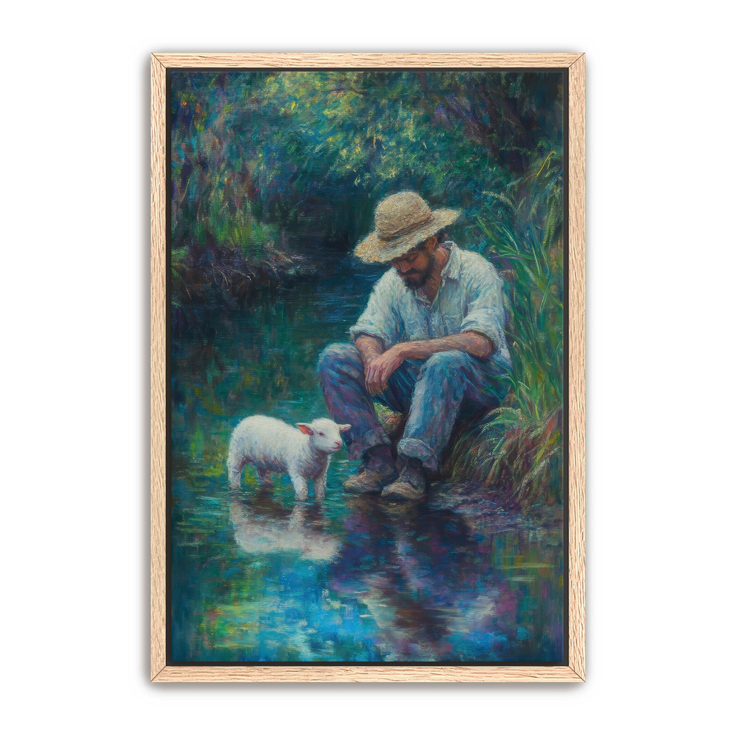 Shepherd and Lost Lamb