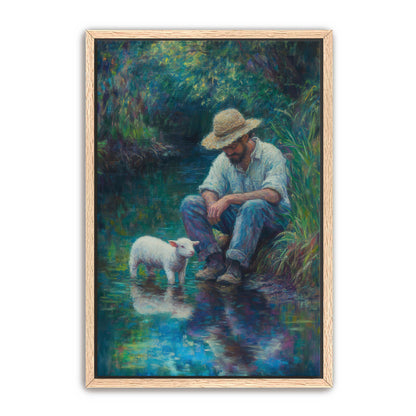 Shepherd and Lost Lamb