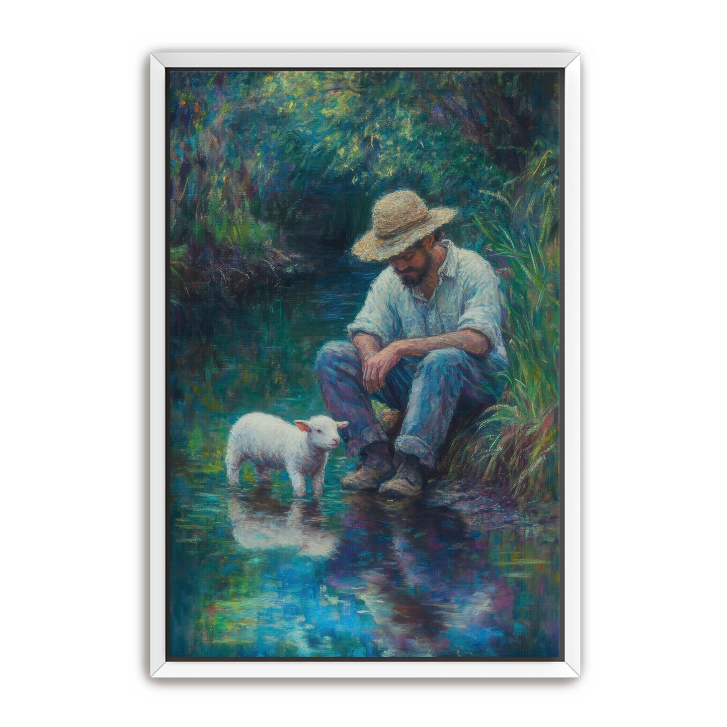 Shepherd and Lost Lamb