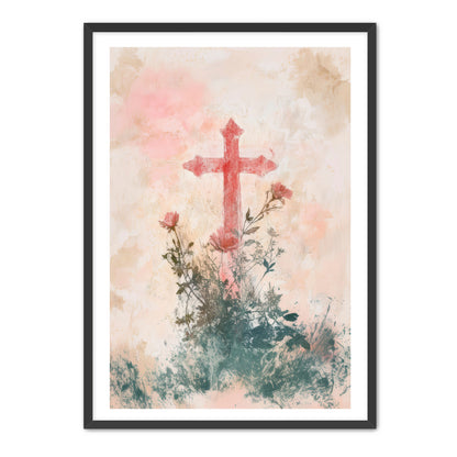 Simple Cross Art Print