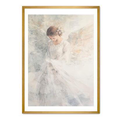 Soft White Angel Painting