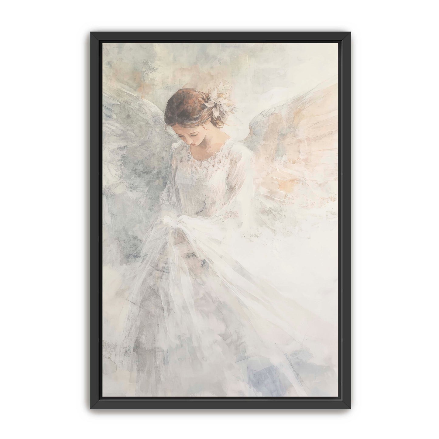 Soft White Angel Painting