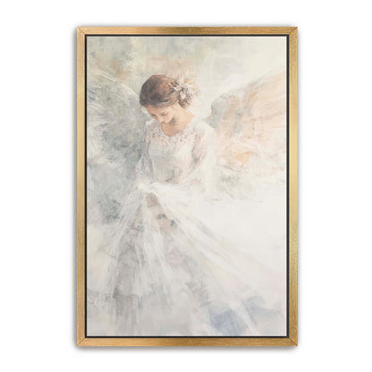 Soft White Angel Painting