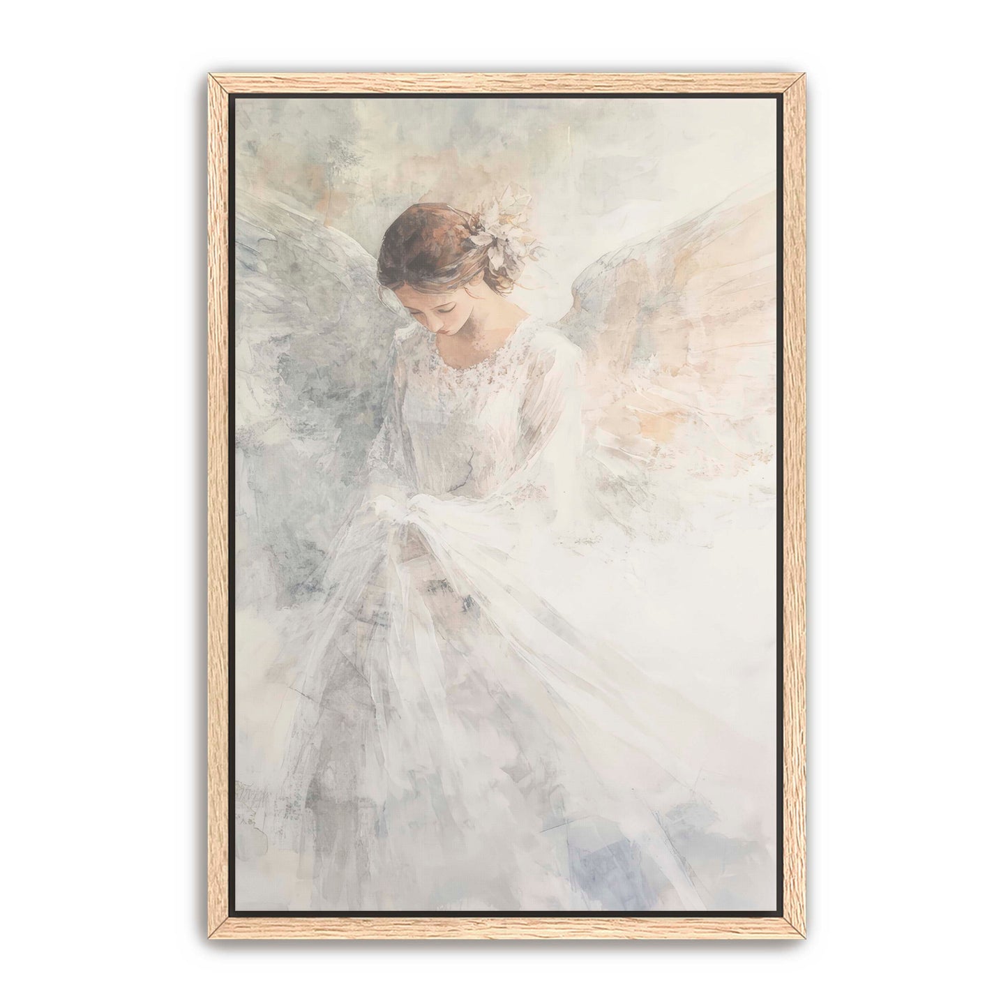 Soft White Angel Painting