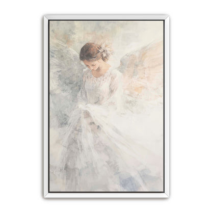 Soft White Angel Painting