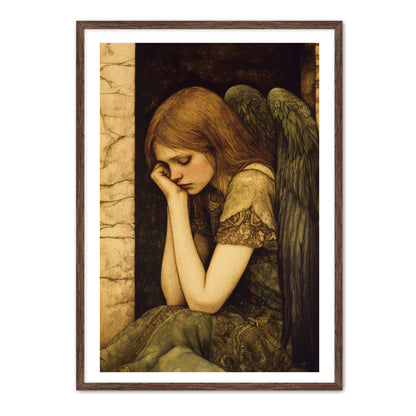 Thoughtful Angel Painting