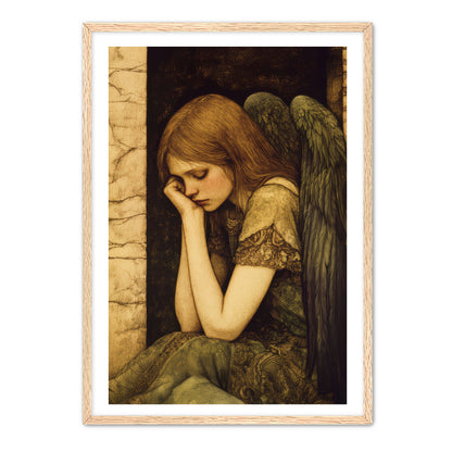 Thoughtful Angel Painting