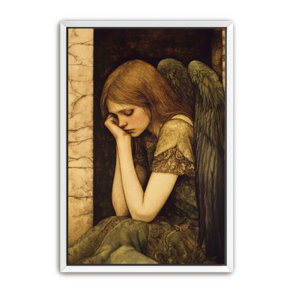 Thoughtful Angel Painting