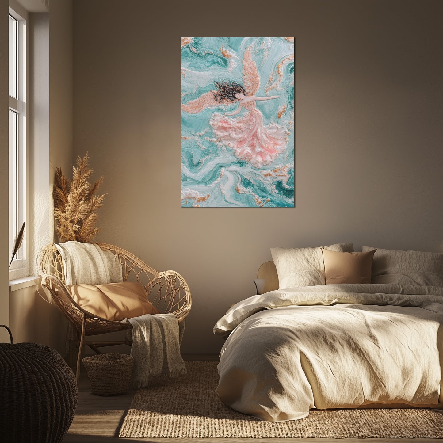 Vibrant Angel Painting
