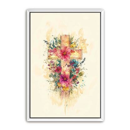 Watercolor Cross Print