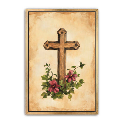 Wooden Cross Print