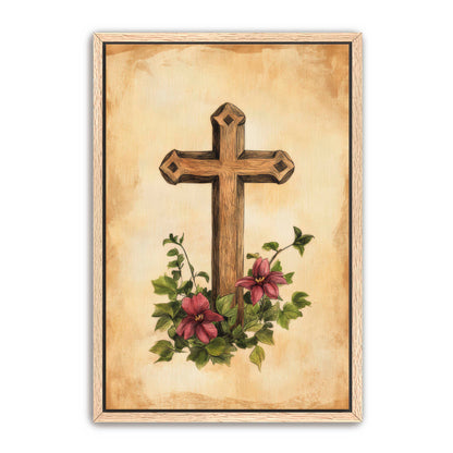 Wooden Cross Print